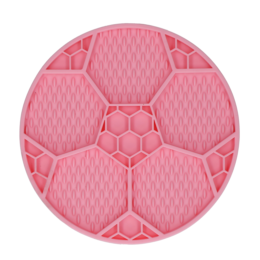Eat Slow Live Longer Lick Mat Soccer Ball Roze - 22 cm - afbeelding 2