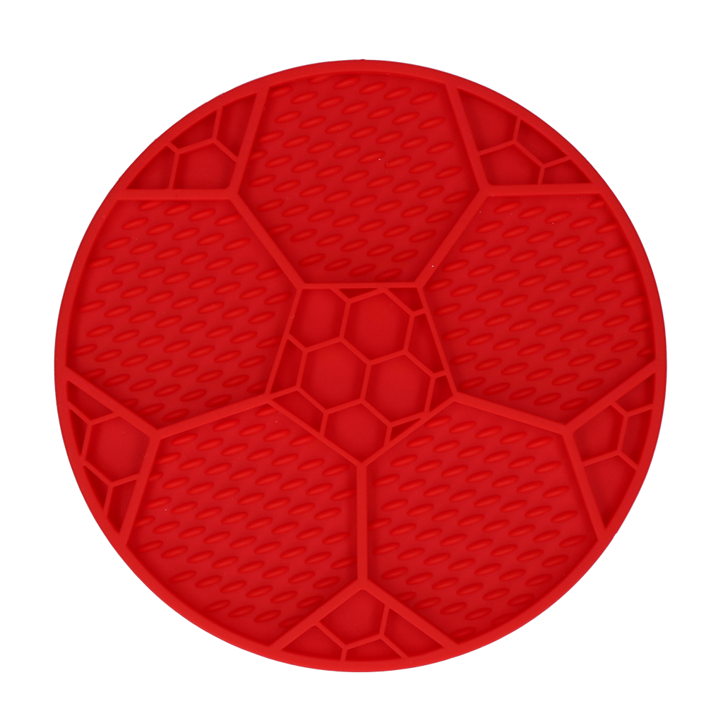 Eat Slow Live Longer Lick Mat Soccer Ball Rood Ø 22 cm - afbeelding 2