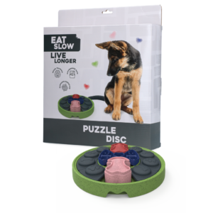 Eat Slow Live Longer Puzzle Disc - Voerpuzzel voor Honden