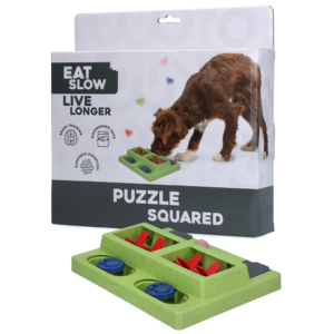 Eat Slow Live Longer Puzzle Squared - Voerpuzzel voor Honden