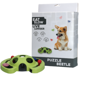 Eat Slow Live Longer Puzzle Beetle - Voerpuzzel voor Honden