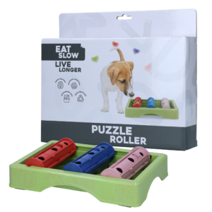 Eat Slow Live Longer Puzzle Roller - Voerpuzzel voor Honden