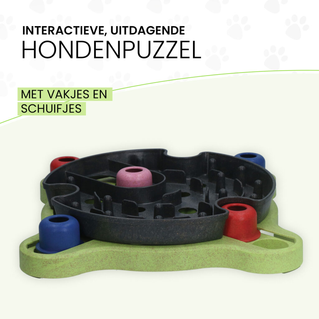 Eat Slow Live Longer Puzzle Roundabout - Voerpuzzel voor Honden - afbeelding 4