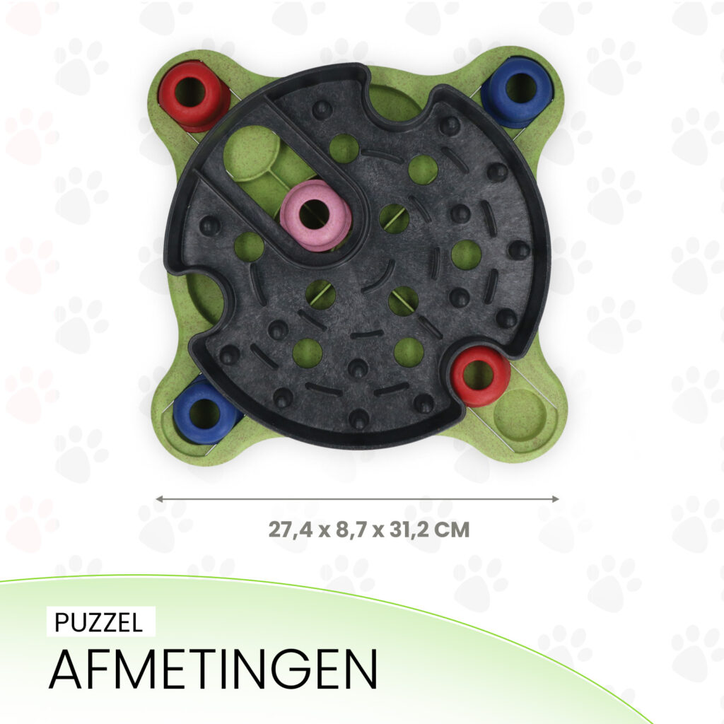 Eat Slow Live Longer Puzzle Roundabout - Voerpuzzel voor Honden - afbeelding 5