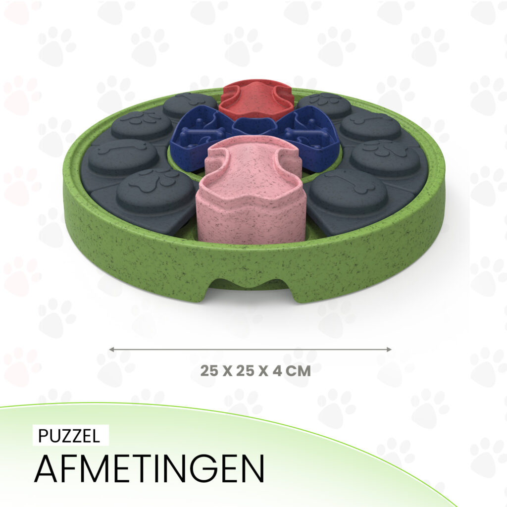 Eat Slow Live Longer Puzzle Disc - Voerpuzzel voor Honden - afbeelding 4