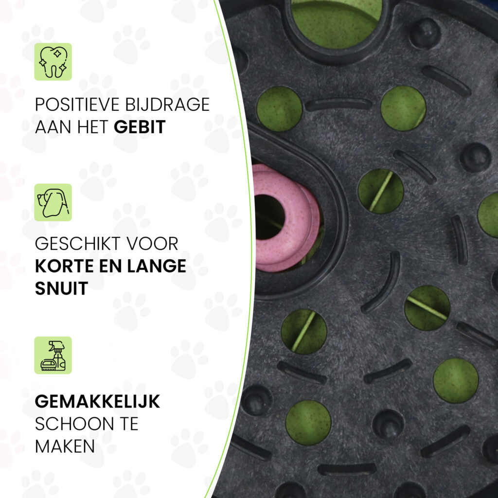 Eat Slow Live Longer Puzzle Roundabout - Voerpuzzel voor Honden - afbeelding 6