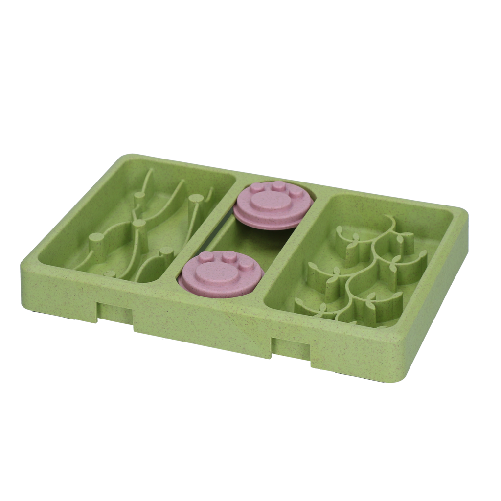 Eat Slow Live Longer Mini Puzzle Lush Jungle - Voerpuzzel voor Kleine Honden - afbeelding 2