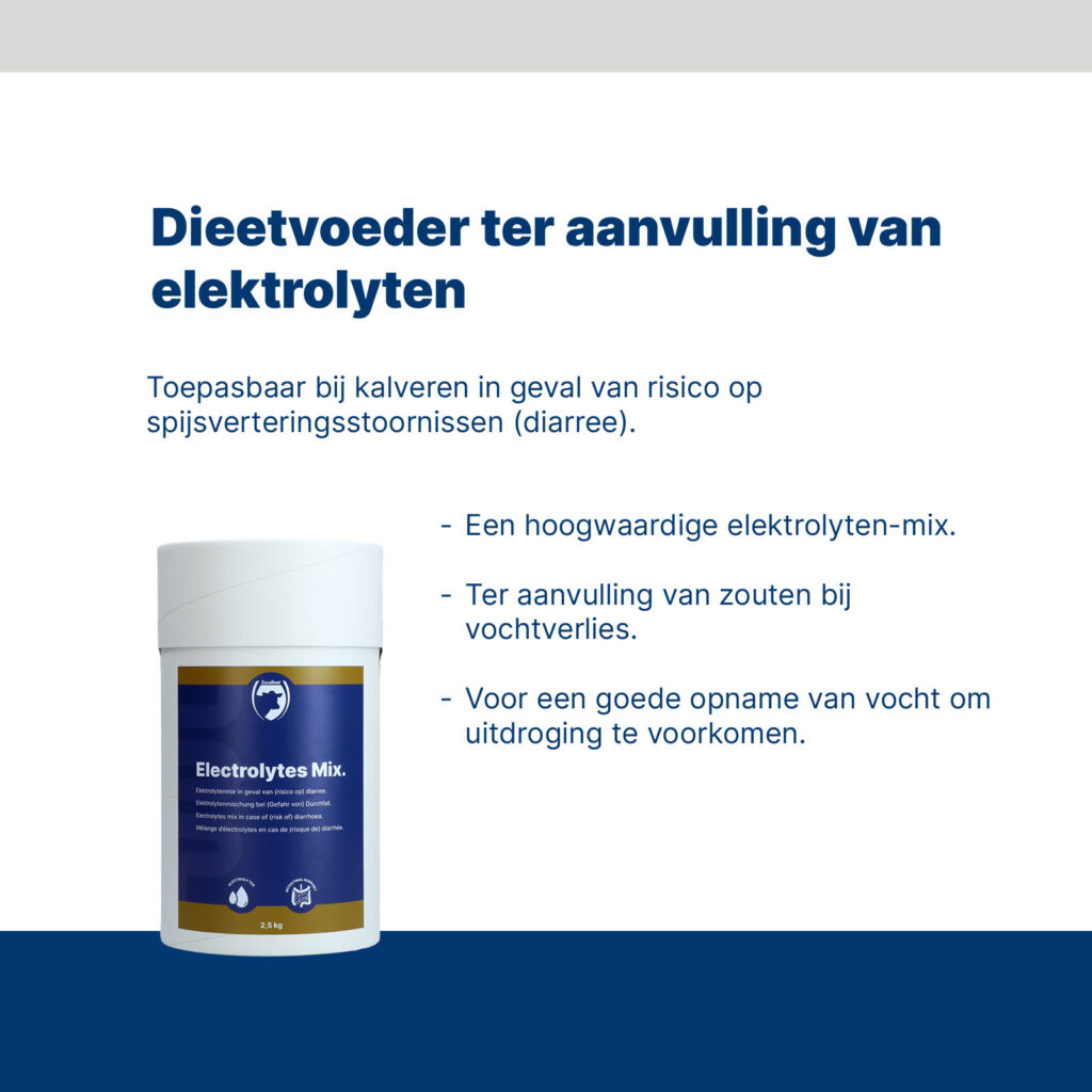 Excellent Electrolytenmix 2,5 kg - Dieetvoeder voor kalveren en jonge dieren - afbeelding 2