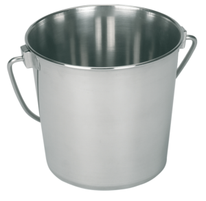 Emmer RVS 8,5 l - Merkloos