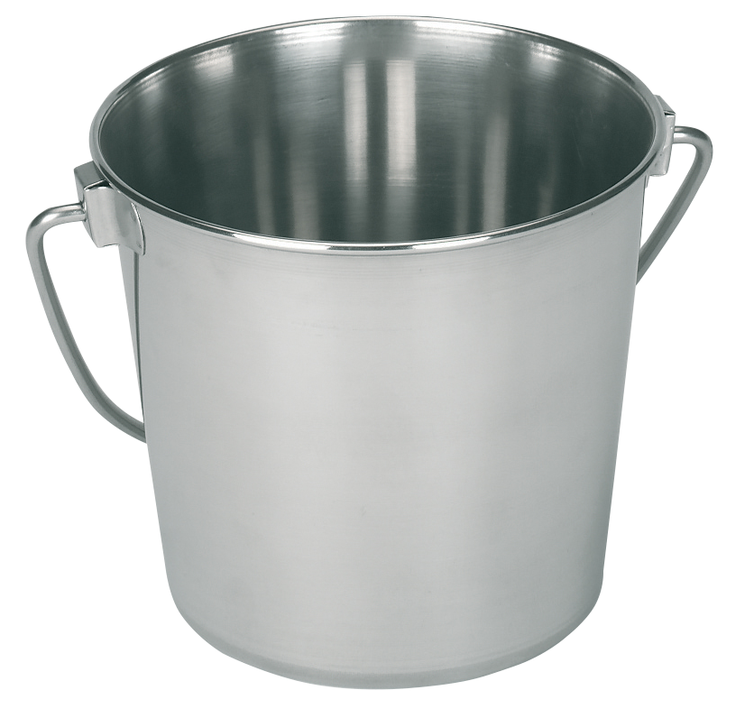 Emmer RVS 8,5 l - Merkloos - afbeelding 1