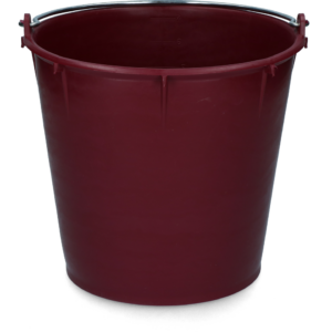 Vplast Emmer 7 l met beugel Bordeaux rood