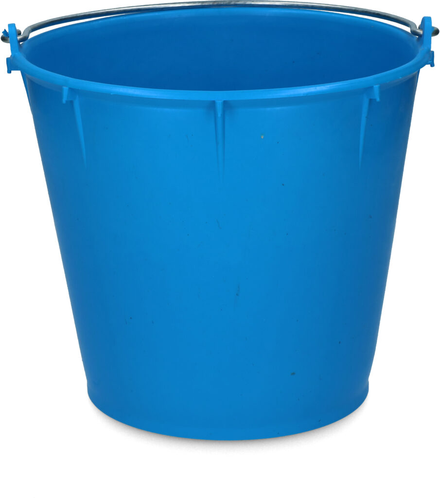 Emmer 7 l met beugel Konings blauw - Vplast - afbeelding 2