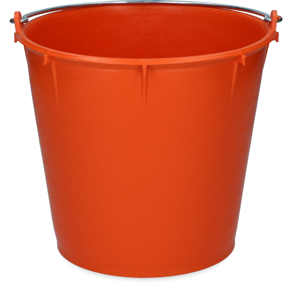 Vplast Emmer 7 l met Beugel Oranje - afbeelding 2