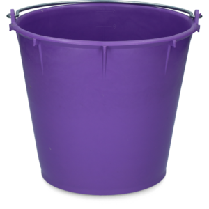 Vplast Emmer 7 l met beugel Paars