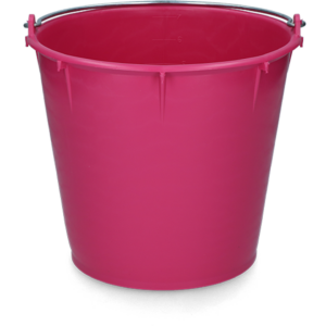 Vplast Emmer 7 l met beugel Roze