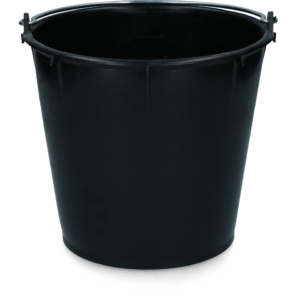 Vplast Emmer 7 l met Beugel Zwart