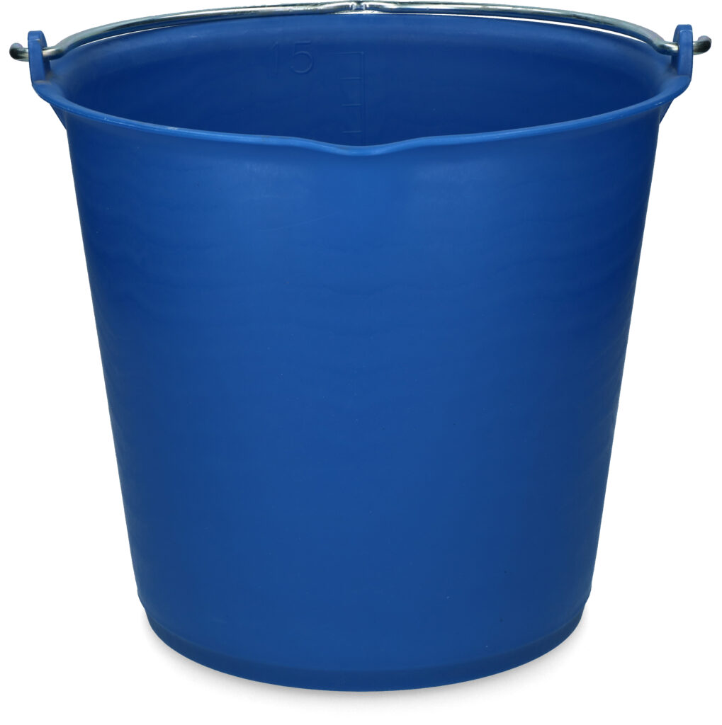 Emmer 15 l met schenktuit Donkerblauw - Vplast - afbeelding 1