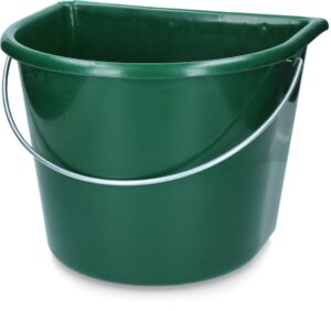 Vplast Emmer met vlakke kant 15 l Groen - Ergonomisch ontwerp