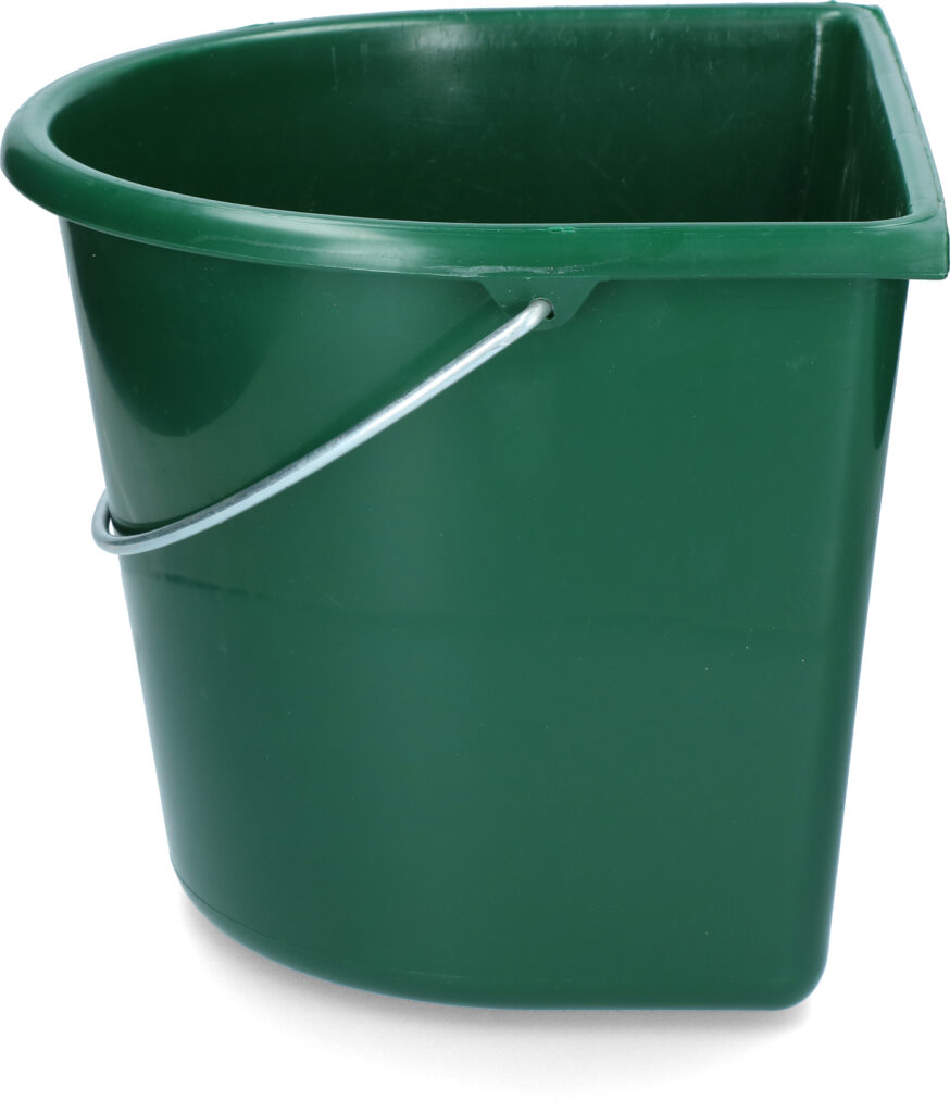 Vplast Emmer met vlakke kant 15 l Groen - Ergonomisch ontwerp - afbeelding 3