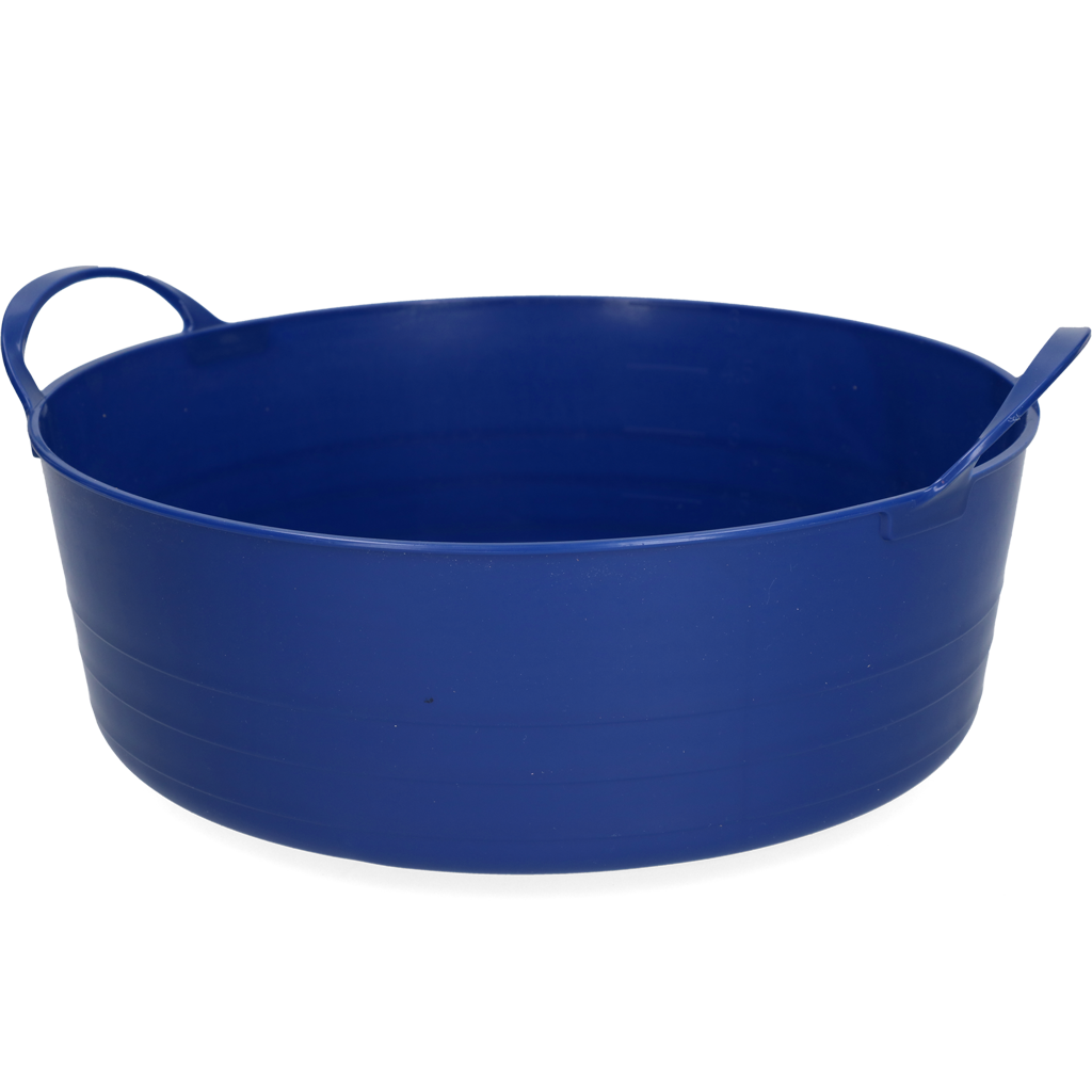 Vplast Emmer V-Trug Flexi 6 l Blauw - Flexibele kunststof emmer