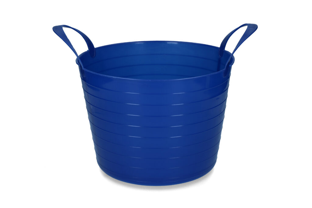 Emmer V-Trug Flexi 14 l Blauw van Vplast - afbeelding 1