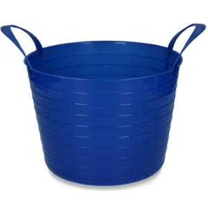 Vplast Emmer V-Trug Flexi 40 l Blauw - Flexibele kunststof emmer
