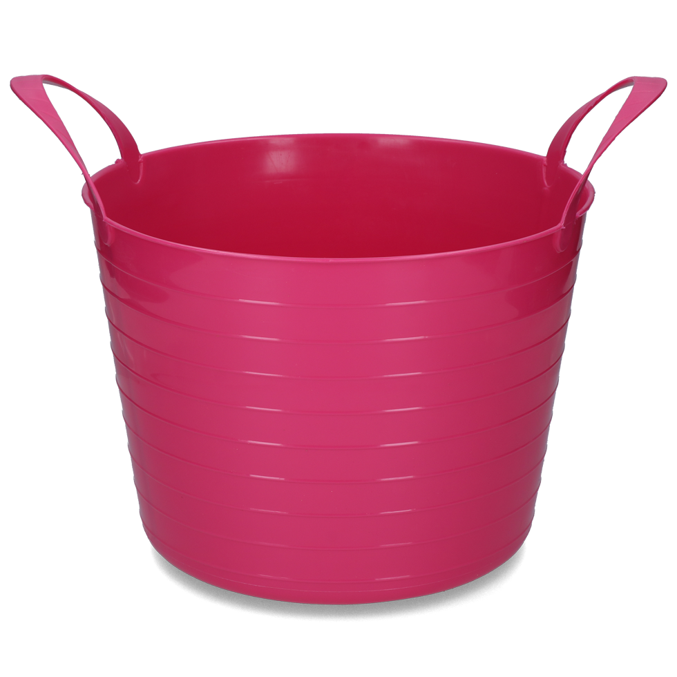 Vplast Emmer V-Trug Flexi 40 l Roze - Flexibele kunststof emmer