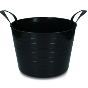 Vplast Emmer V-Trug Flexi 40 l Zwart - Flexibele kunststof emmer