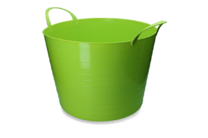 vPlast Emmer V-Trug Flexi 65 l Limoen - Stevige en Flexibele Mand