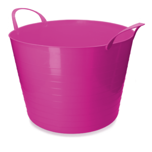 vPlast Emmer V-Trug Flexi 65 l Roze - Robuuste en flexibele kunststof emmer
