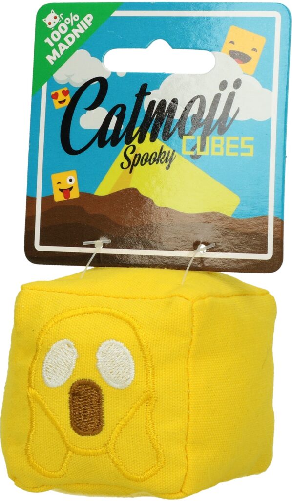 Catmoji Cube Spooky - Speelgoed gevuld met MADNIP, 7 cm - afbeelding 5