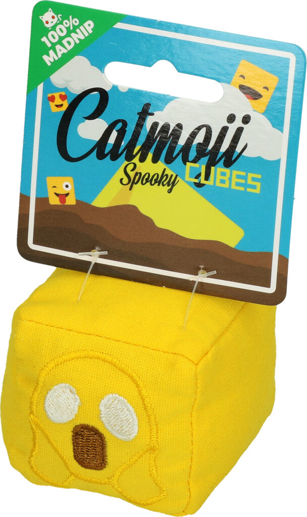 Catmoji Cube Spooky - Speelgoed gevuld met MADNIP, 7 cm - afbeelding 6