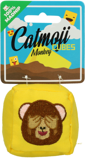 Catmoji Cube Monkey - Speelgoed met MADNIP voor katten