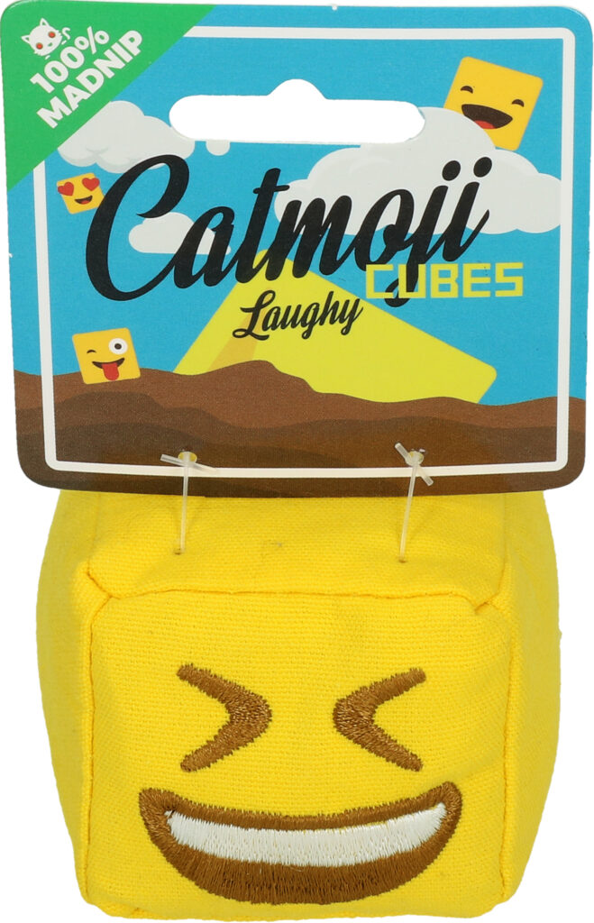 Catmoji Cube Laughy - Speelgoed gevuld met MADNIP voor katten - afbeelding 6