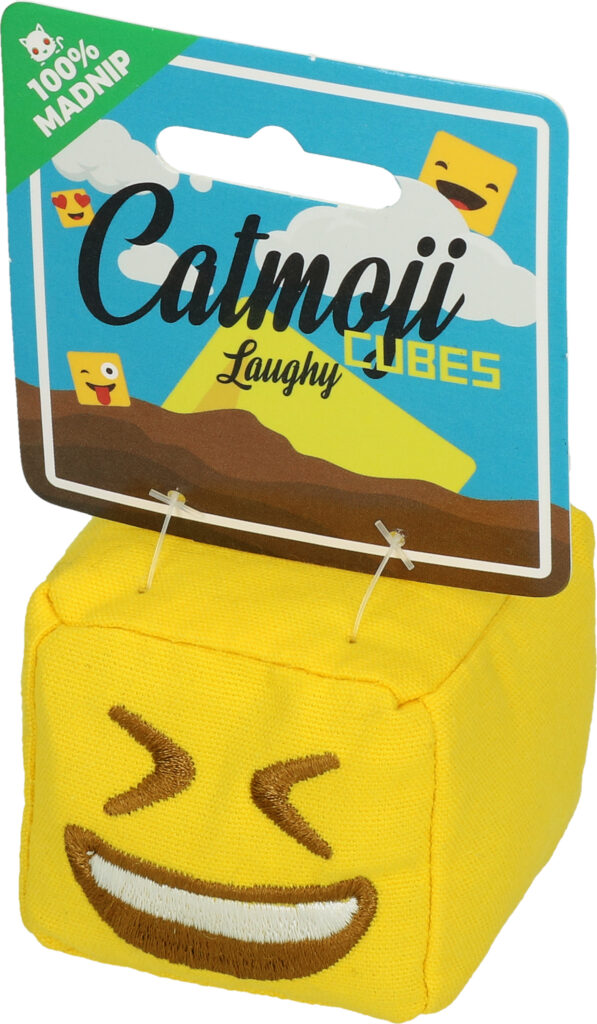 Catmoji Cube Laughy - Speelgoed gevuld met MADNIP voor katten - afbeelding 5