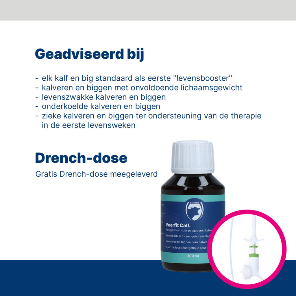 Excellent Enerfit Kalf / Big 100 ml - Energie voor pasgeboren kalveren en biggen - afbeelding 4