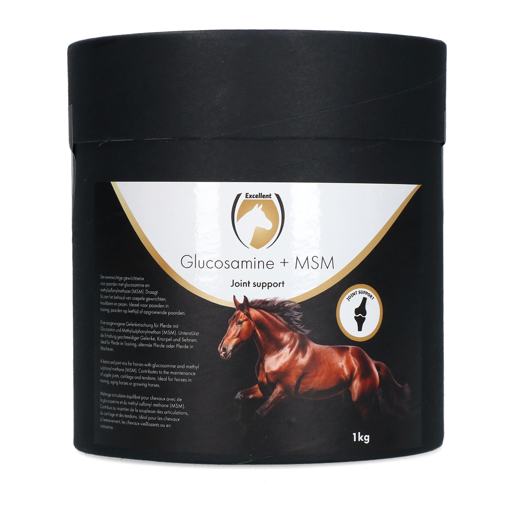 Excellent Horse Glucosamine + MSM 1 kg - Supplement voor Gewrichten