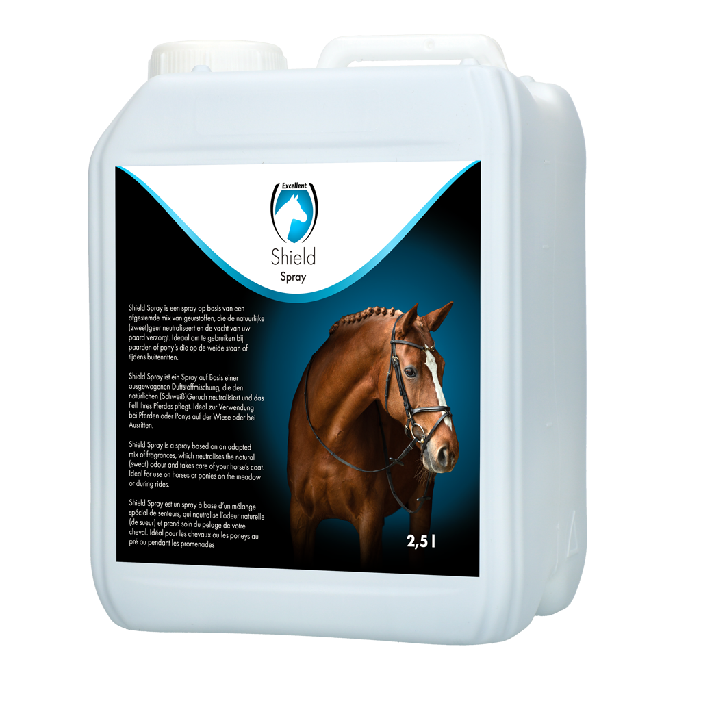 Excellent Horse Shield Spray 2,5 l - Neutraliseert zweetgeur