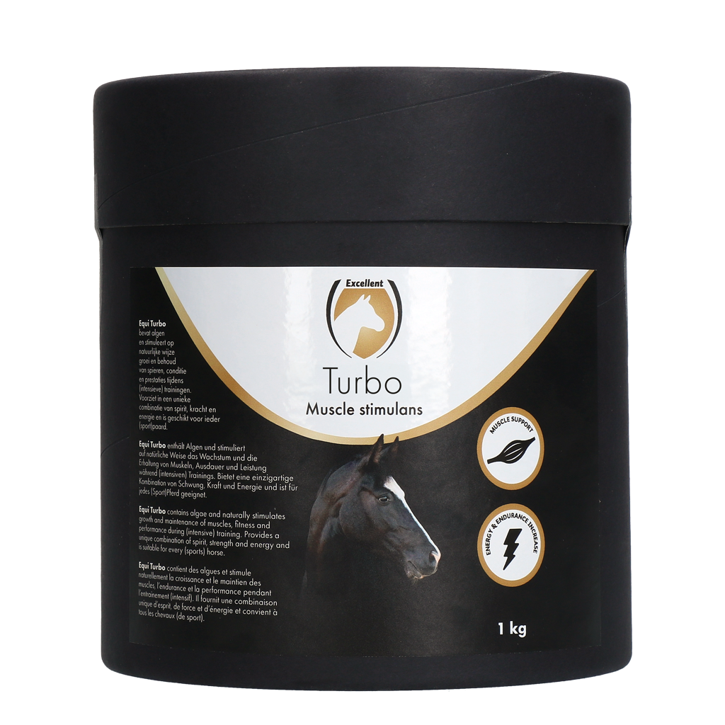 Excellent Horse Turbo 1 kg - Supplement voor spieropbouw bij paarden - afbeelding 1