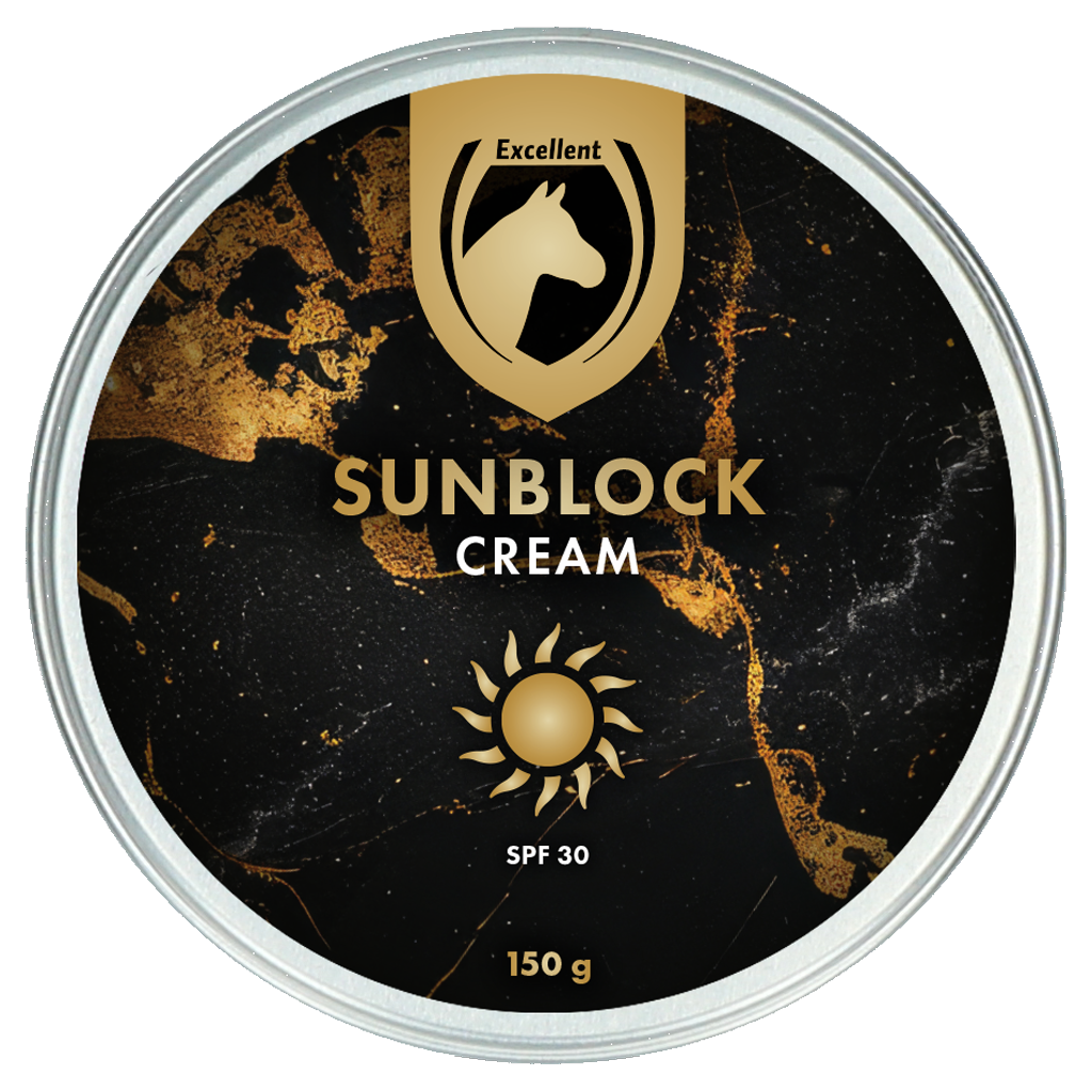 Excellent Horse Sunblock Cream SPF 30 150 g - Zonnebrandcrème voor Paarden - afbeelding 4