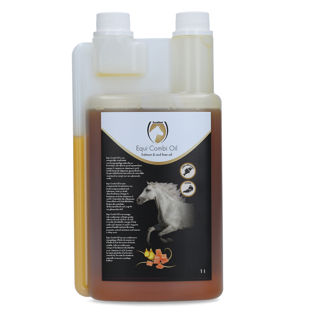 Excellent Horse Combi Oil 1 l - Voedermiddel voor Paarden