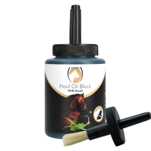 Excellent Horse Hoof Oil Black met kwast 500 ml