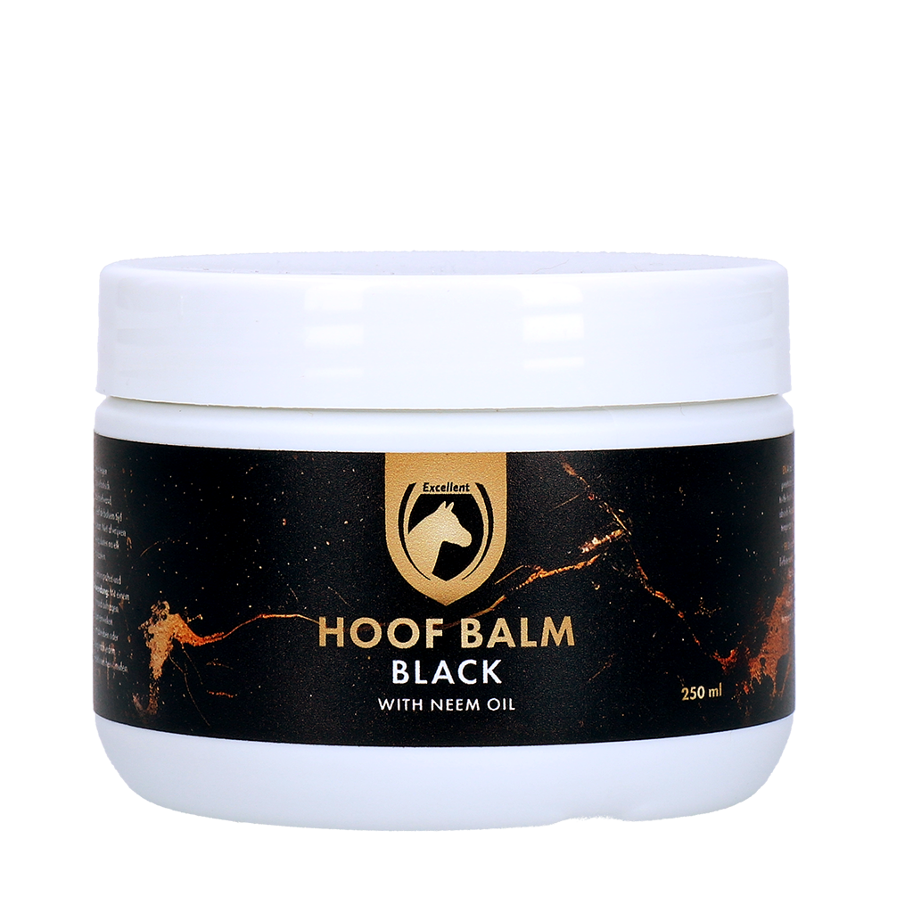 Excellent Horse Hoof Balm met Neem Oil Black - Verzorgende Hoefbalsem - afbeelding 1