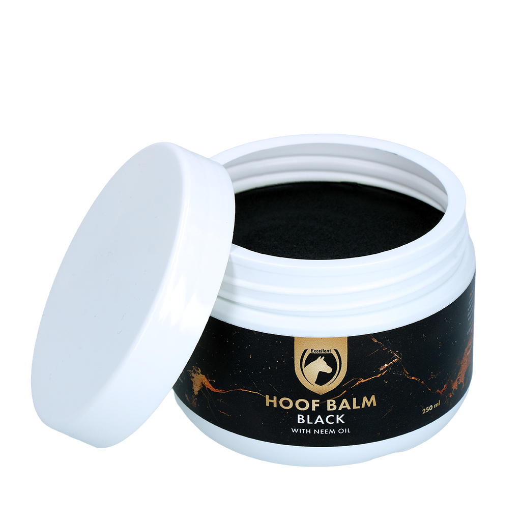 Excellent Horse Hoof Balm met Neem Oil Black - Verzorgende Hoefbalsem - afbeelding 2