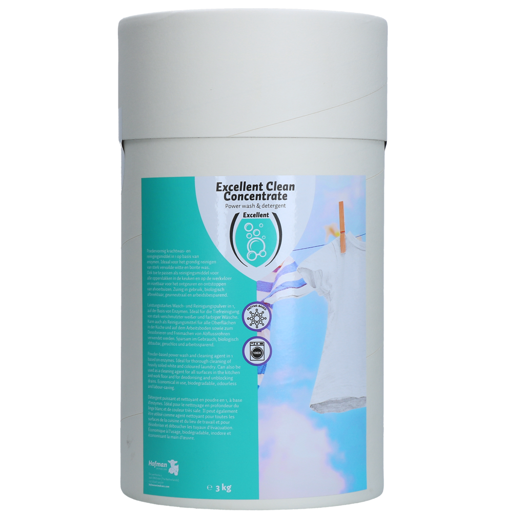 Excellent Schoon concentraat totaalwasmiddel 3 kg - biologisch afbreekbaar