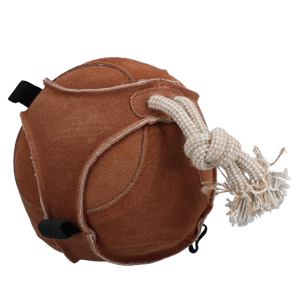 Excellent Horse Fun Play Ball Suede Bruin - Speelbal voor Paarden - afbeelding 2