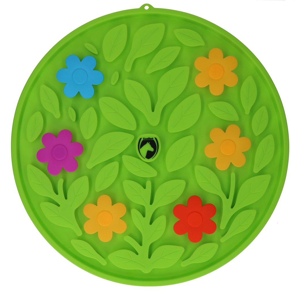 Excellent Horse Snuffle Mat Flower Power - Voermat voor Paarden - afbeelding 1
