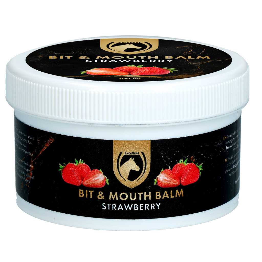 Excellent Horse Bit & Mouth Balm Aardbei 100 ml - afbeelding 1