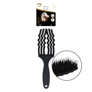 Excellent Horse Wave Brush Zwart - Borstel voor Manen en Staart