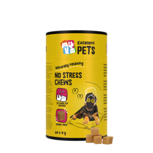 Excellent Pets No Stress Soft Chews 60 Treats - Rustgevende Kauwsnoepjes voor Honden